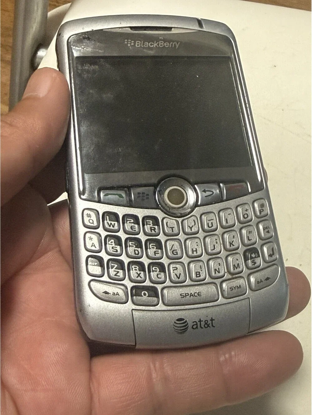 BlackBerry Curve 8300 Titanium Gray ( AT&T ) Smartphone ( Not Working) No Power